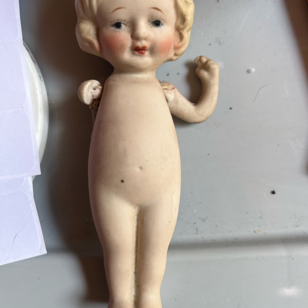 Vintage  Kewpie Ceramic Doll Figurine